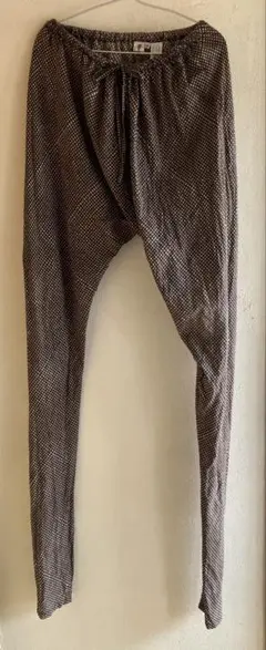 チェック柄　チュリダールパンツ　レギンス　　Bohemianoグランピエ