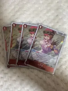 ONE PIECEカード　コアラ Foil P-069 P　4枚
