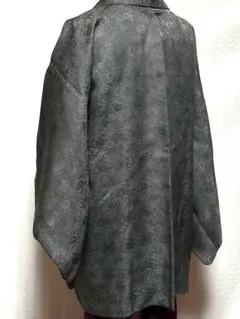 未使用品　和服　正絹　鹿の子模様　羽織(羽織紐) 早い者勝ち