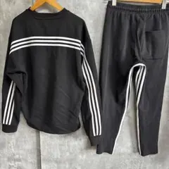 アディダス　スウェット　セットアップ　黒