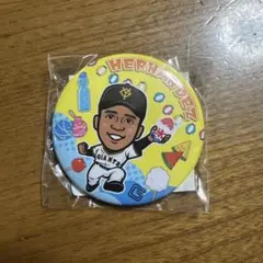 ジャイアンツ　缶バッジ　ガチャ　ヘルナンデス選手　お祭り