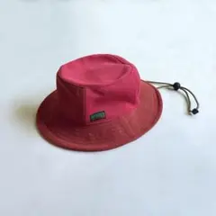 テツオミシン　キャンプ帽レッド