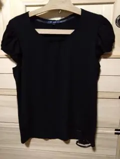 バーバリ　半袖サマーニット　黒　M