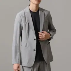 ナノユニバース ライトウェイト メランジ セットアップ XL 大きいサイズ