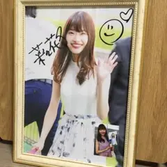 競馬実況　藤原菜々花直筆サイン