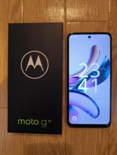 【美品】moto g13 128GB SIMフリー★ラベンダーブルー★