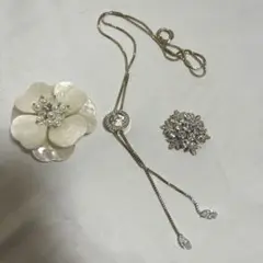 Jinka Nezu ジンカネズ着せ替えマグネット　 ネックレス＆ブローチセット