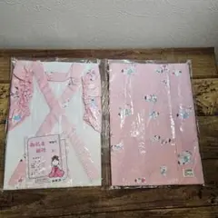 子様用 　着物　肌着 二部式セット（肌着と裾よけ）抗菌防臭 ピンク 3才用