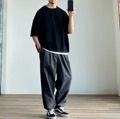超人気　Jackman新作【C/L BAGGY TROUSER】