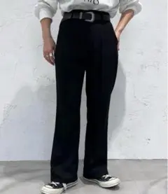 パンツ シュエットフレアーパンツ　アプレジュール　アプレジュールミニョン
