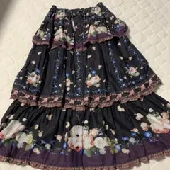 ピンクハウス ラ・メゾンローズ 段々スカート