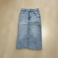 【セール】ZARA 美品　ライトブルー デニムタイトスカート　XS