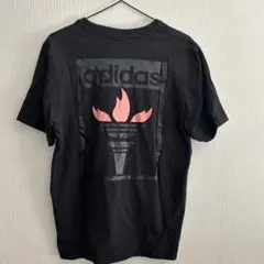 adidas ロゴ Tシャツ 黒