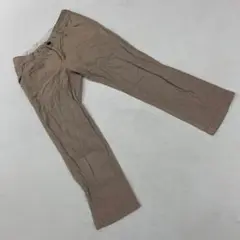 ikka チノパン ベージュ テーパード 綿混 シンプル サイズS カジュアル