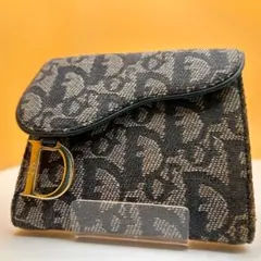 【美品】Diorロマンティック財布 トロッター ハートロックカーキハート 154 美品】Diorロマンティック財布 トロッター ハートロックカーキ