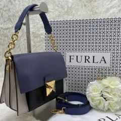 ★極美品★ 保存箱付き FURLA DIVA S ショルダーバッグ 2WAY