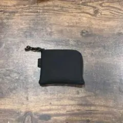 L字ファスナー コンパクトウォレット (Black)