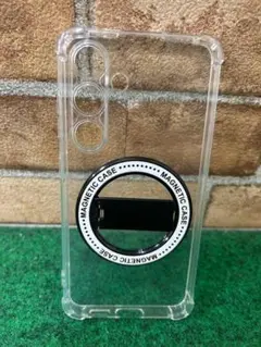 Galaxy S24プラス用ケースシリコン Magsafe スタンド機能
