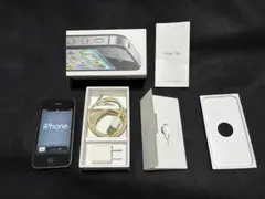 iPhone 4s ブラック 16GB 本体 箱・純正ケーブル付き 動作品