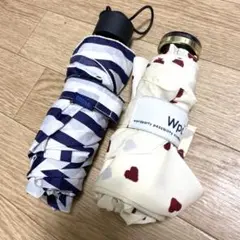 コンパクト折りたたみ傘★晴雨兼用★2本セット★wpc.★BAGGU
