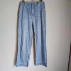 アーバンリサーチドアーズ　ライトブルー ストレートデニムパンツ