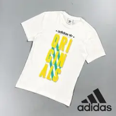 美品 adidas プリントTシャツ 半袖 ホワイト サイズM*BD828