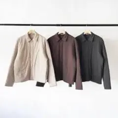 AURALEE Double Cloth Puffer Blouson