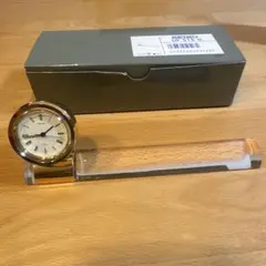 即日発送❗️新品❗️SEIKO UF515G クオーツクロック　クリア置時計　箱付き