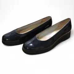 【美品】Salvatore Ferragamo フェラガモ パンプス エナメル