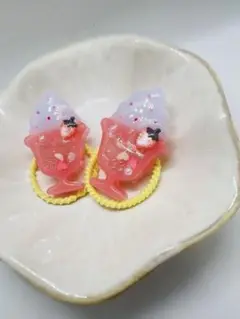 いちごフロート ヘアゴム