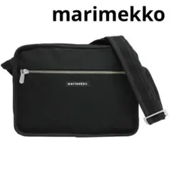 marimekko CITY ショルダーバッグ　キャンバス　黒