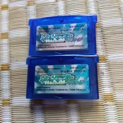 ゲームボーイアドバンスソフト、ポケットモンスターサファイア２個セット