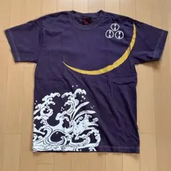 美品 泥棒日記 ドロボウニッキ Tシャツ 月 ウサギ 餅つき パープル 中
