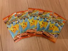マクドナルド　ポケモンカード 5パック　プロモカード　未開封　ピカチュウ