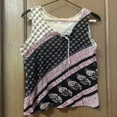 ノースリーブ　エスニック