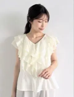 【25SS】 stola. ストラ フリルブラウス