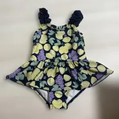 anyfam フルーツ柄 ワンピース水着 90