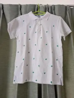 アーノルドパーマー 刺繍入りホワイトポロシャツ 半袖