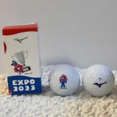 ミズノ EXPO 2025 ゴルフボール 2個セット　大阪万博　ミャクミャク
