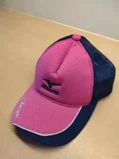 Mizuno メッシュキャップ ピンク/ネイビー