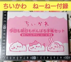 ちいかわ　ねーねー付録　ねーねー2025秋号　手帳セット 未開封品