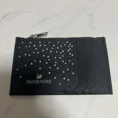 新品✨SWAROVSKI スワロフスキー  カードケース  名刺入れ　ホワイト SWAROVSKI カードケース イニシャル入れ ホワイトミックスベース