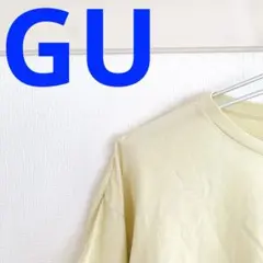 GU ジーユー　グラフィックTシャツ　イエロー　バックプリント　半袖　150cm
