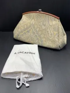 アヴァケーション A VACATION pillowクラッチバッグ がま口