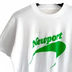 USA製 Newport 両面プリントTシャツ 白 A68