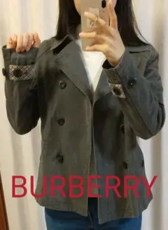 BURBERRYロンドン☆☆ノバチェック☆デニムジャケット☆ヴィンテージ☆M
