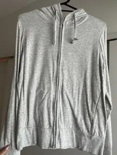 UNIQLO グレー UVカットフルジップパーカーM