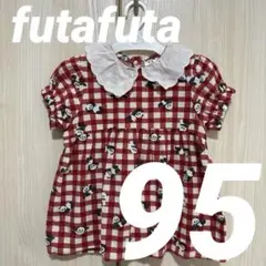 【美品】futafuta フタフタ パンダ柄 半袖トップス チュニック