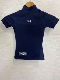 Under Armour ハイネック　半袖　アンダーシャツ 130cm ネイビー