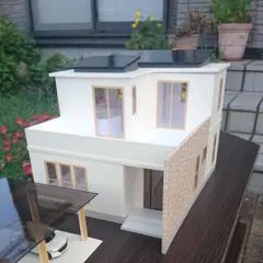 50分の1,2階建て内外模型No.72『気分は地中海』